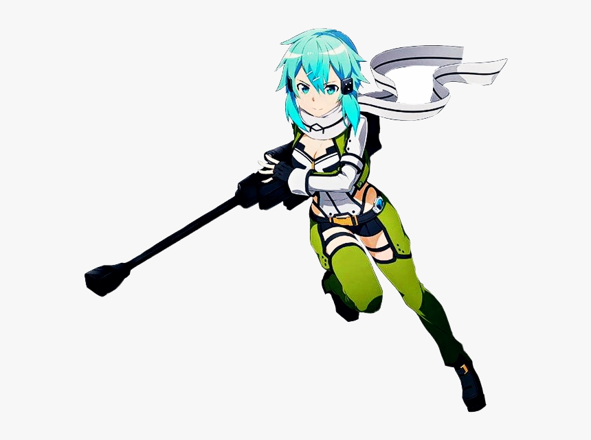 Sword Art Online Sinon Sticker Card Free Images Transparent - Sword Art Online Sinon Png, Png Download, Free Download