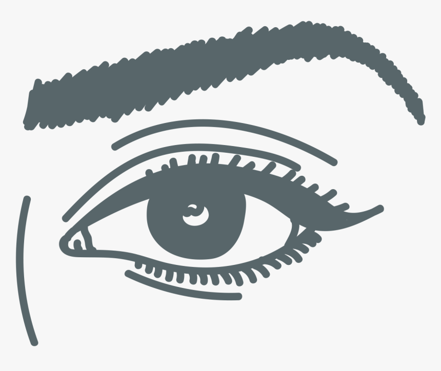 Eyes Tint Eyelash Brow - Illustration, HD Png Download, Free Download