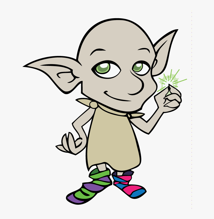 Illustration, Drawing, Cartoon, Transparent Png Image - Easy Dobby Drawing, Png Download, Free Download