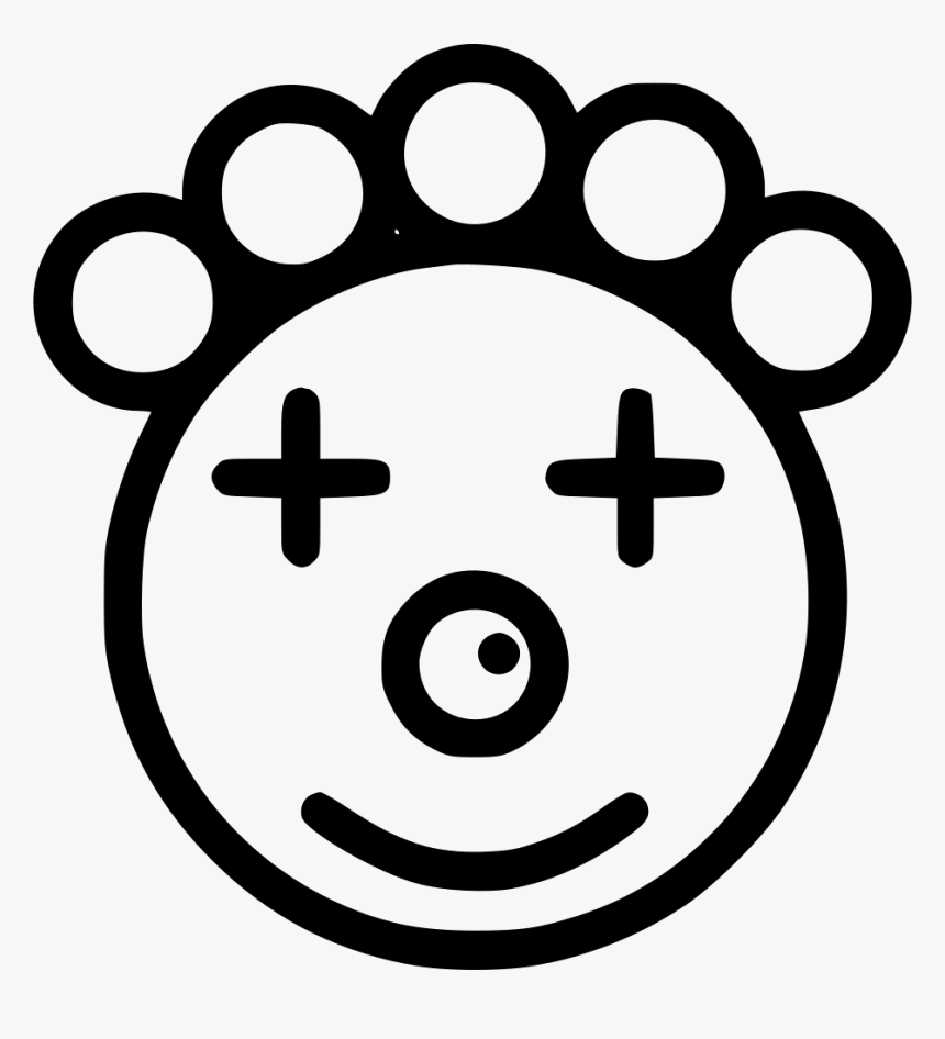 Clown Face - Impressed Icon, HD Png Download, Free Download