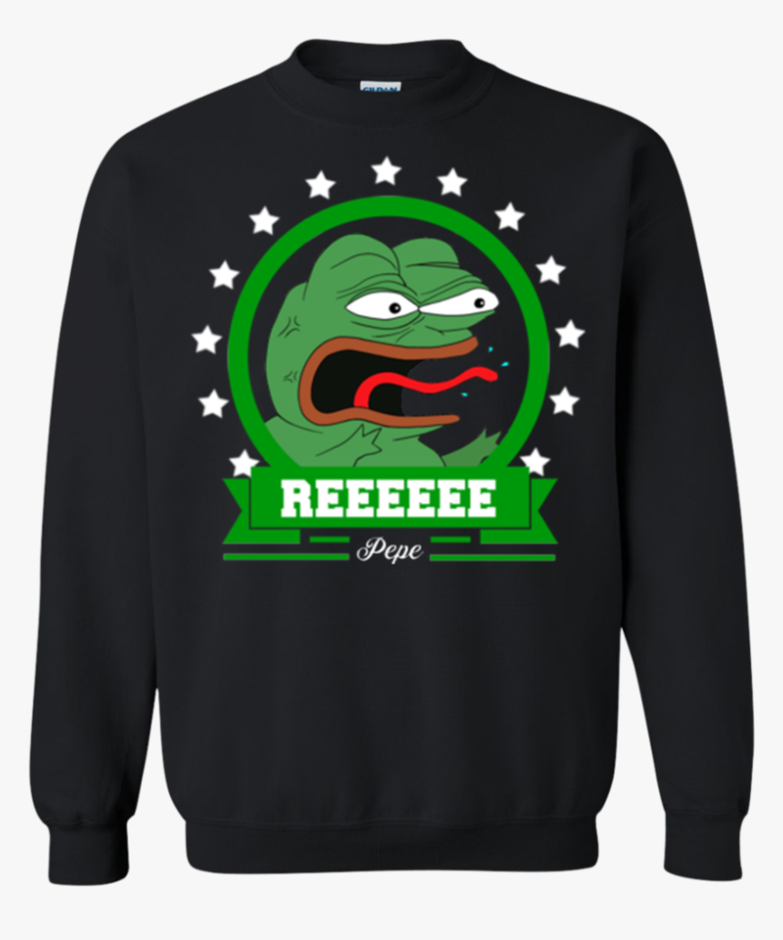 Reeeeee Angry Pepe Kekistan Sweatshirt - Pepe The Frog Mikina, HD Png Download, Free Download