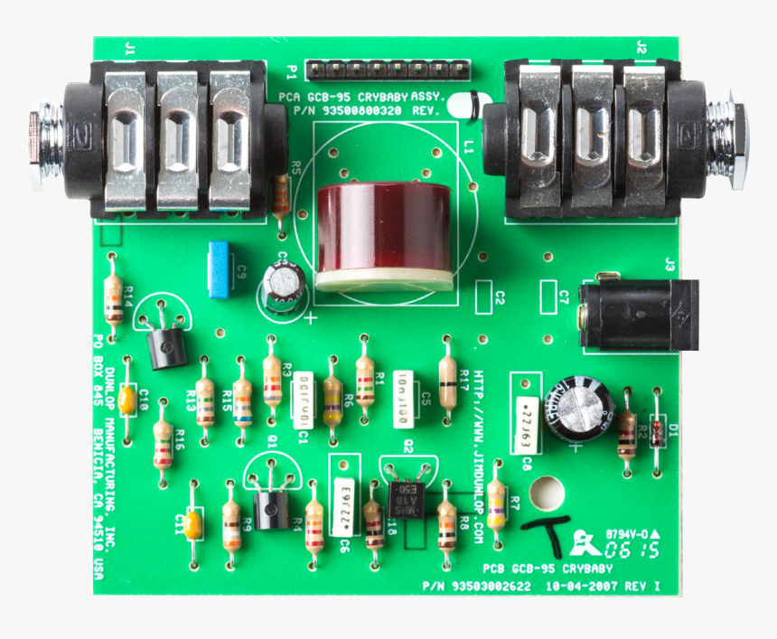 Dunlop, For Crybaby Image - Ecb Circuit Board, HD Png Download, Free Download