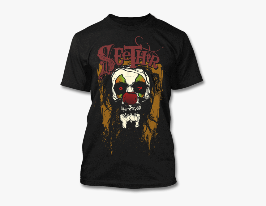 Clown Face T-shirt - Horror, HD Png Download, Free Download