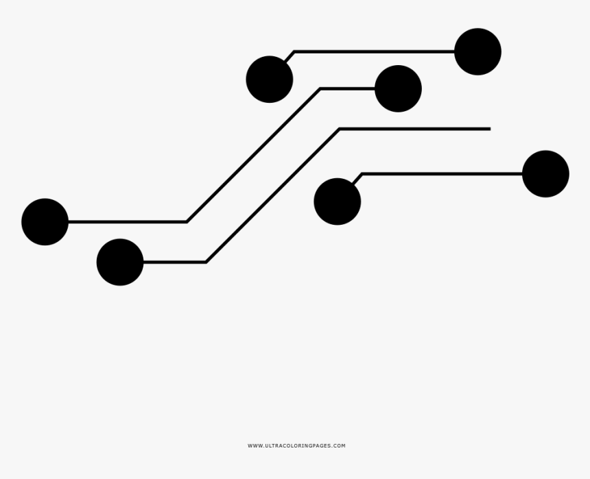 Circuit Board Coloring Page - Patterns, HD Png Download, Free Download