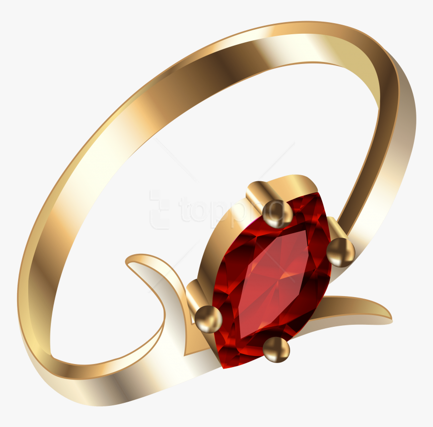 Red Ring Png - Jewellery Images Png Files, Transparent Png, Free Download