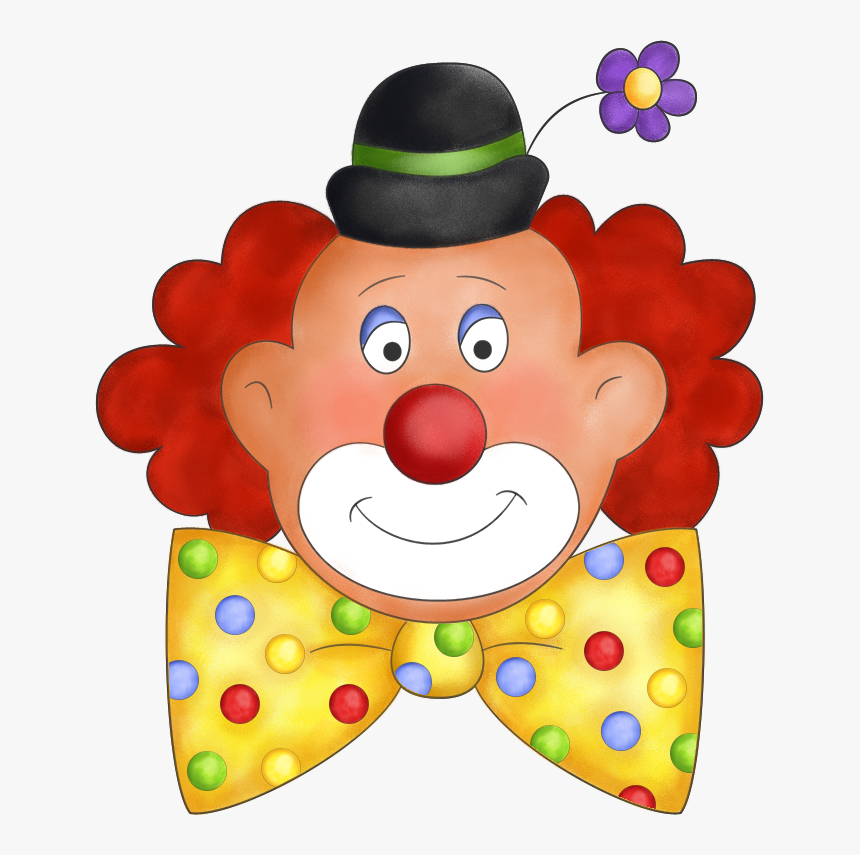 Mis Laminas Para Decoupage - Clown Face Clip Art, HD Png Download, Free Download