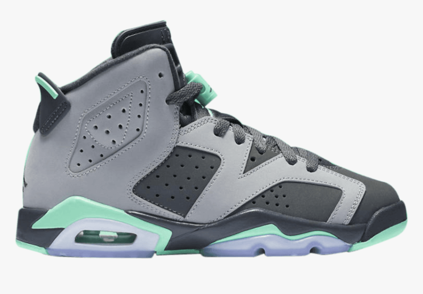 Air Jordan 6 Gs "green Glow - Air Jordan, HD Png Download, Free Download