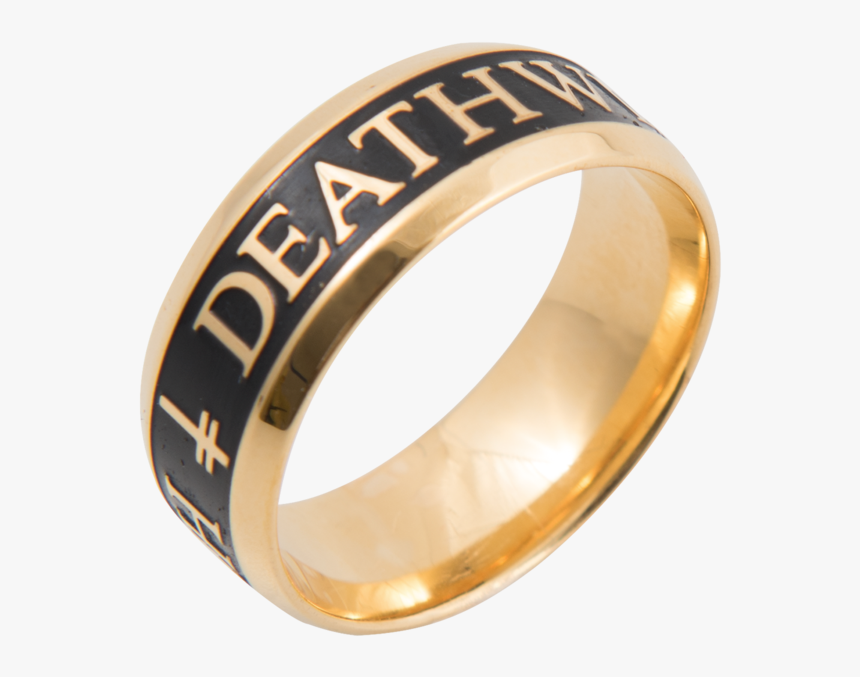 Divine Gold Ring - Deathwish Divine Gold Ring, HD Png Download, Free Download