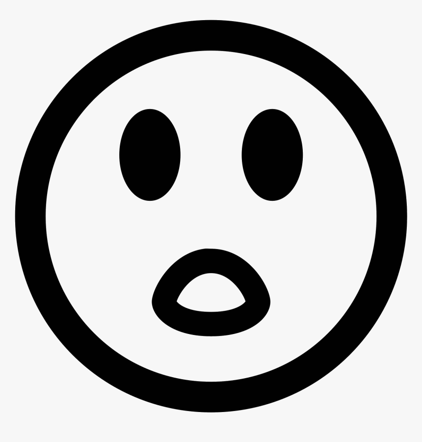 It"s A Logo For A Surprised Person - Smile Icon, HD Png Download, Free Download