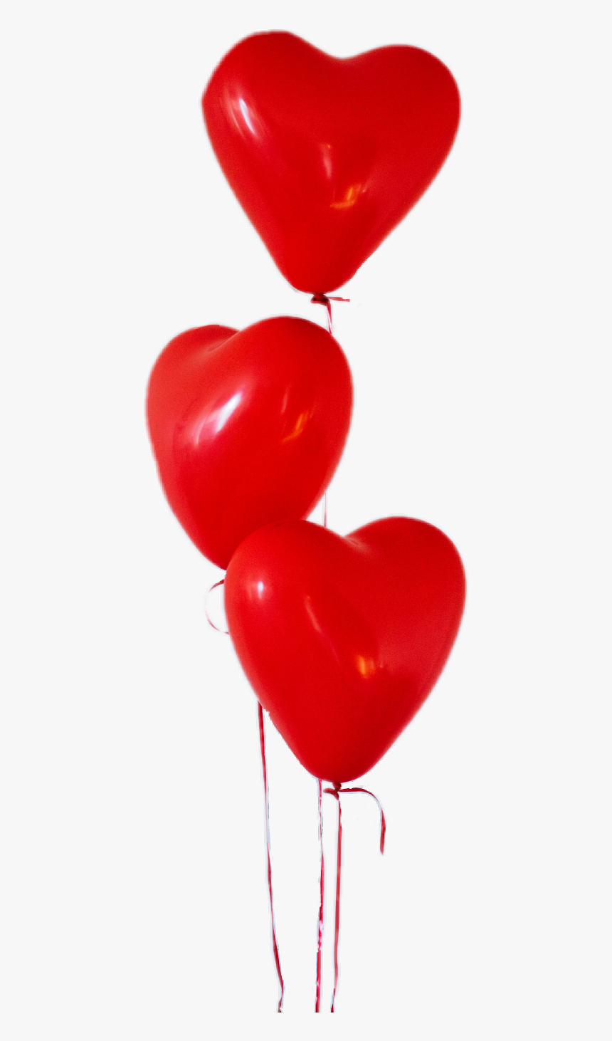 #valentinesday #valentine #red #balloons #love #gift - Red Heart Balloon Png, Transparent Png, Free Download