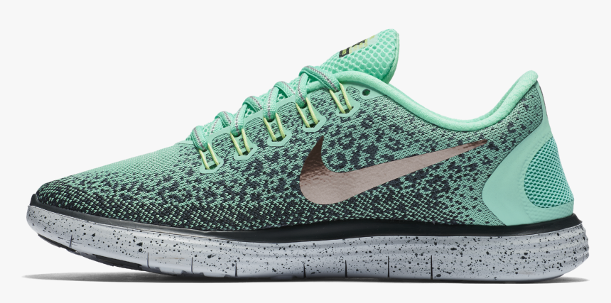 Nike Women"s Free Rn Distance Shield Green Glow - Nike Free Rn Distance Women, HD Png Download, Free Download