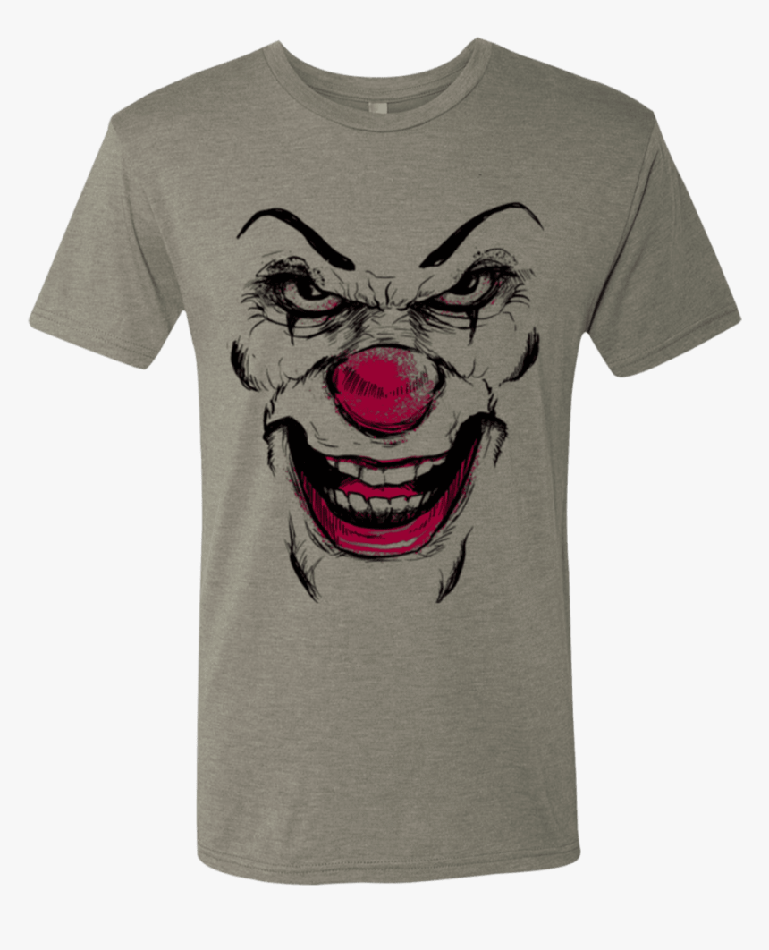 Clown Face Men"s Triblend T-shirt - Clown T Shirt, HD Png Download, Free Download