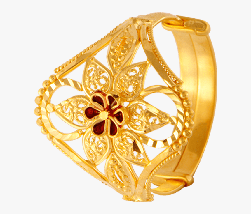 22kt Yellow Gold Ring For Women - Ring Women Gold Png, Transparent Png, Free Download