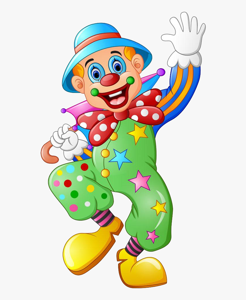 Performance Circus Cartoon Clown Download Hq Png Clipart - Clown Cartoon Png, Transparent Png, Free Download