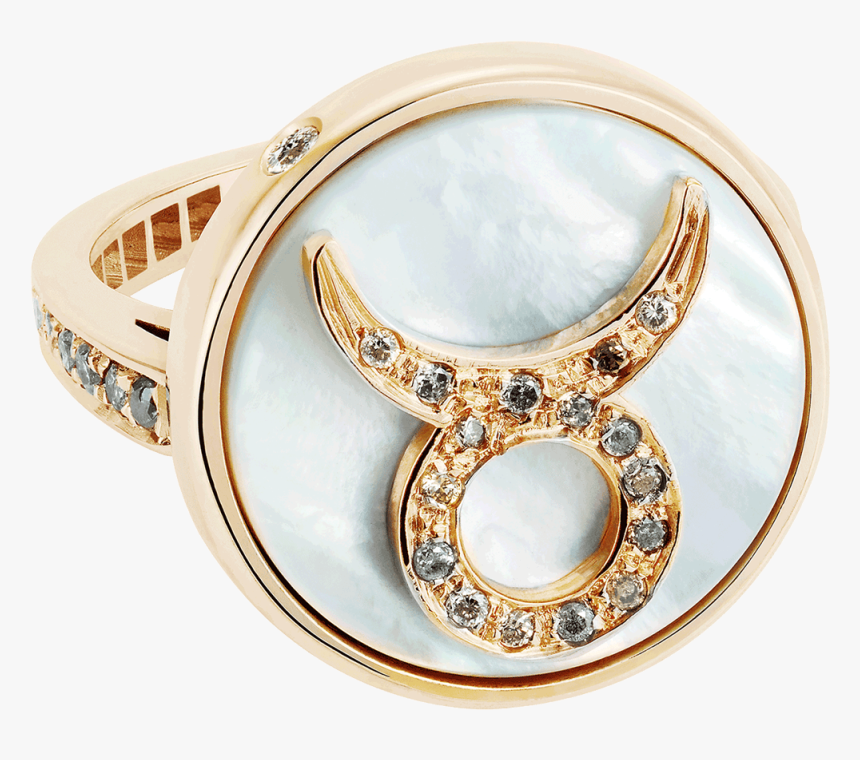 Taurus Gold Ring , Png Download - Ring, Transparent Png, Free Download