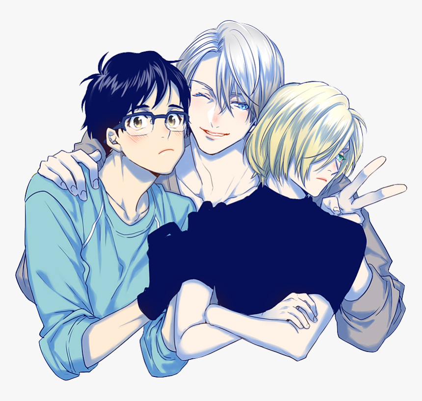 Yuri Yurio And Victor, HD Png Download, Free Download