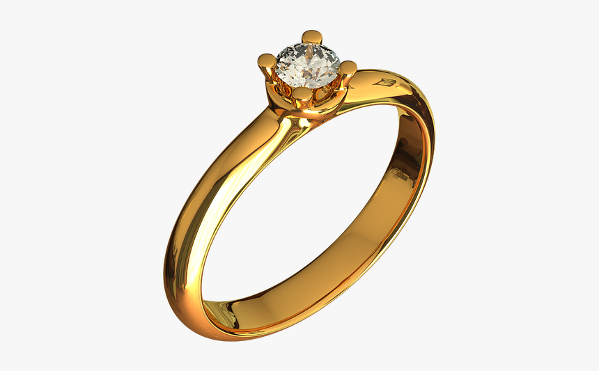 Gold Ring With Eye, Ornament - Ring, HD Png Download, Free Download