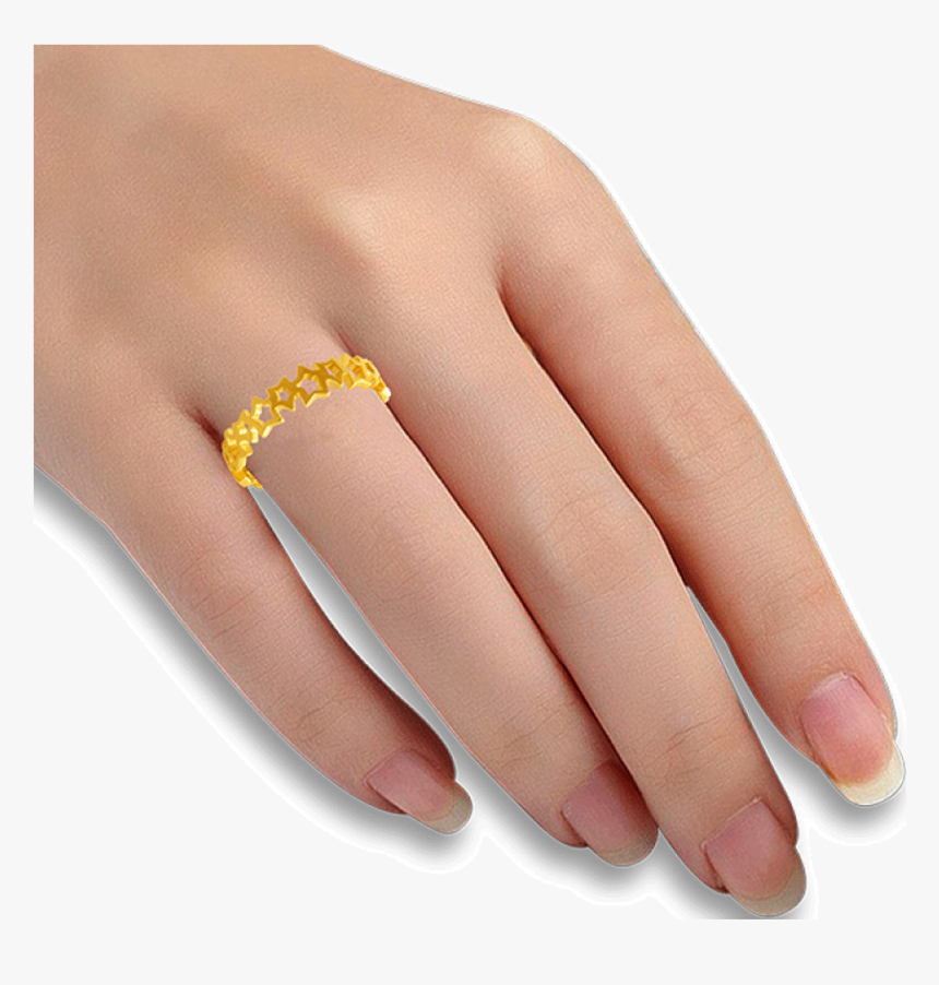 10kt Yellow Gold Ring For Women - Design Gold Ring For Women, HD Png Download, Free Download