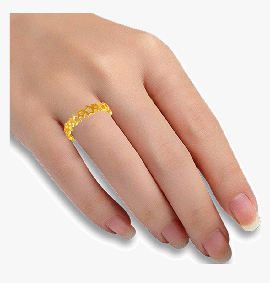 Pearl Ring For Women | 22ct Gold | Floral Design