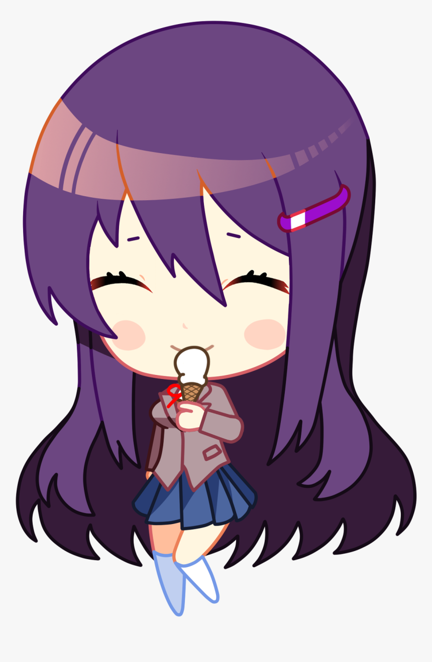 Doki Doki Literature Club Chibi, HD Png Download, Free Download