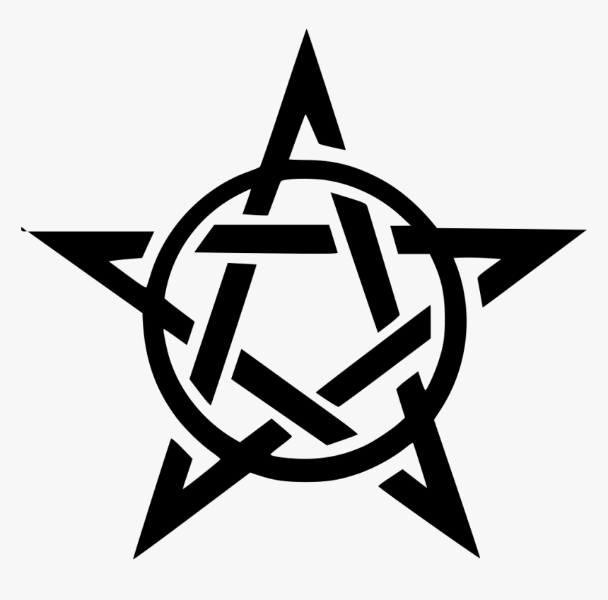 Pentagram Pentagramm Star Antichrist Hell Sign - Pentagrams Png, Transparent Png, Free Download
