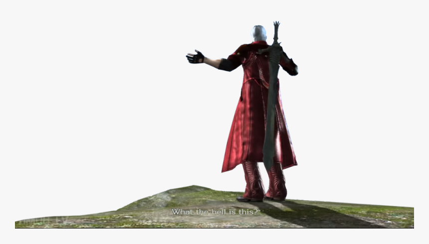 What The Hell Is This Outerwear Standing Figurine Costume - Dmc Dante What The Hell, HD Png Download, Free Download