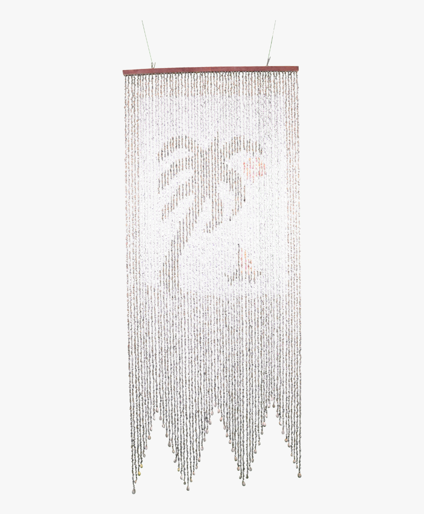 Shell Window Curtain 32x76"-palm Tree - Cross-stitch, HD Png Download, Free Download