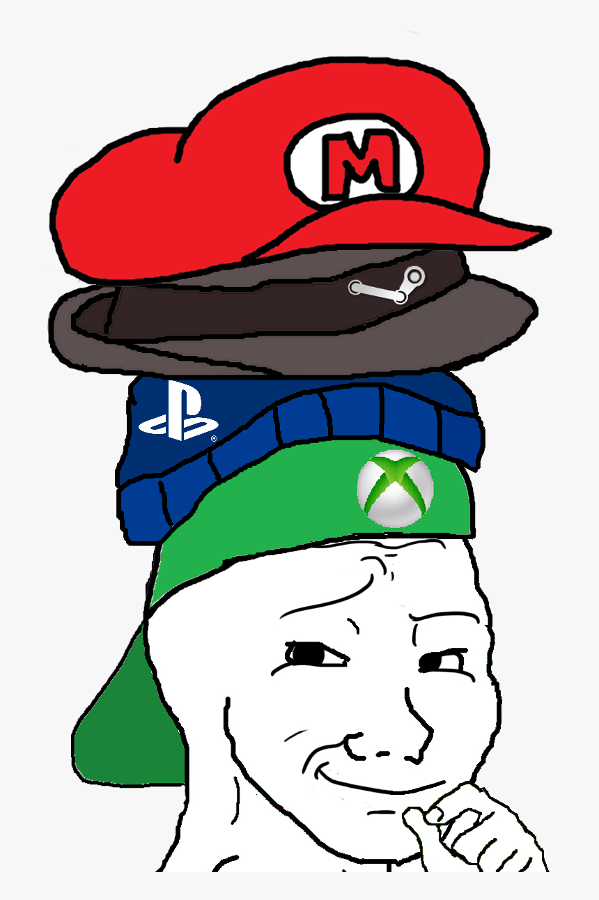 Transparent Pc Master Race Png - Xbox Wojak, Png Download, Free Download
