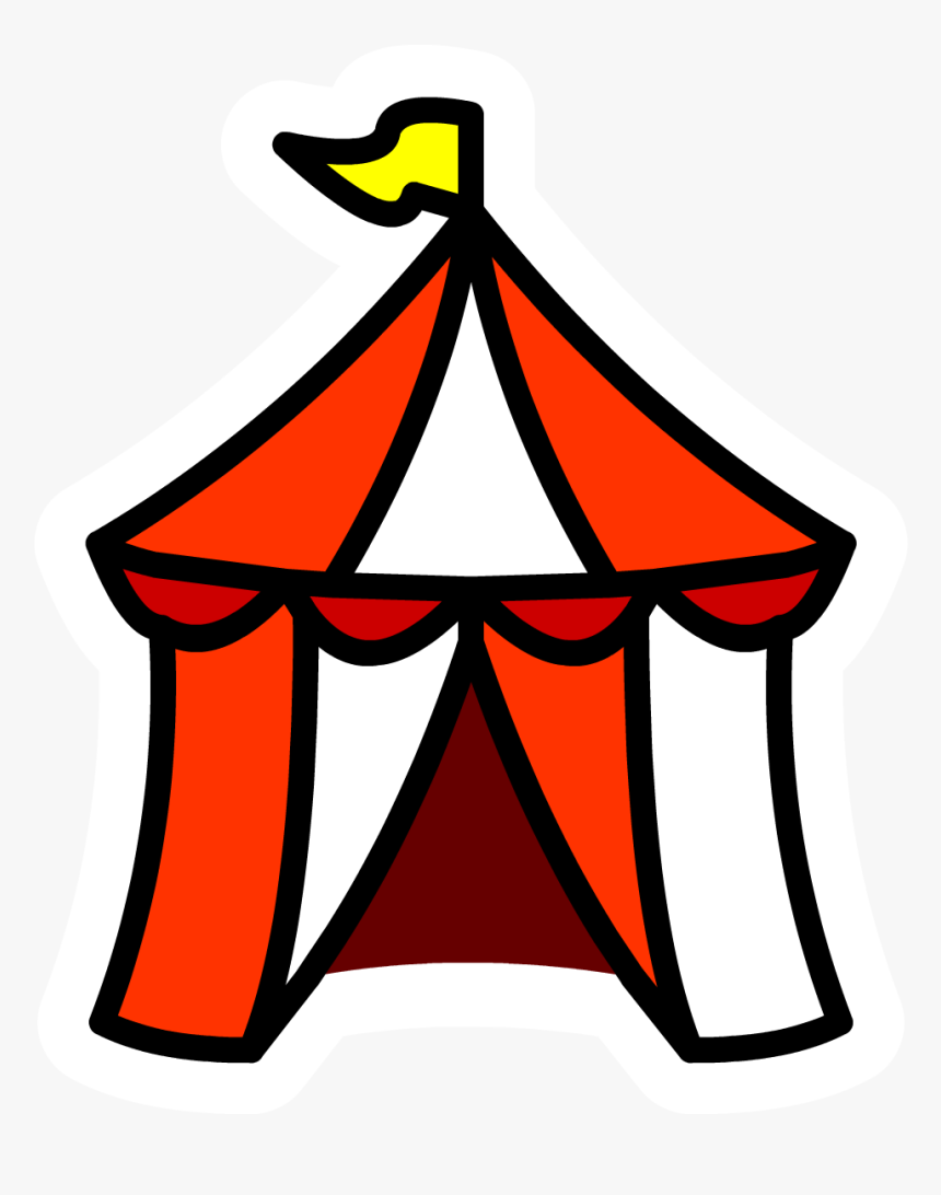 Clipart Circus Tent - Clip Art Carnival Tent, HD Png Download - kindpng