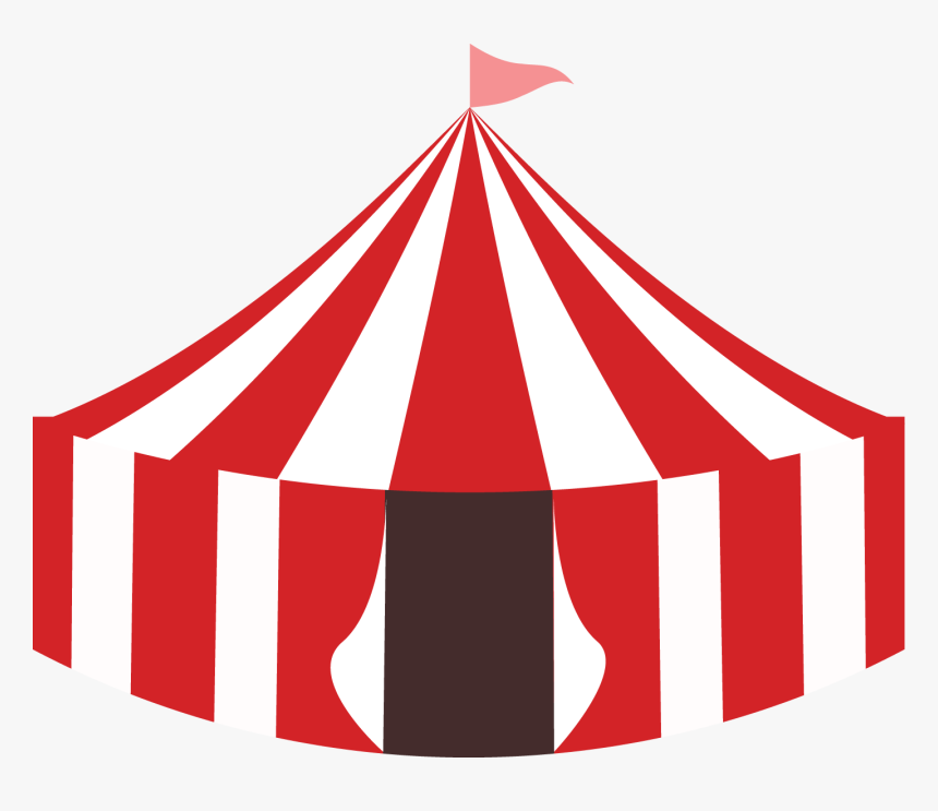 Circus Train Tent - Circus Tent Easy Draw, HD Png Download, Free Download