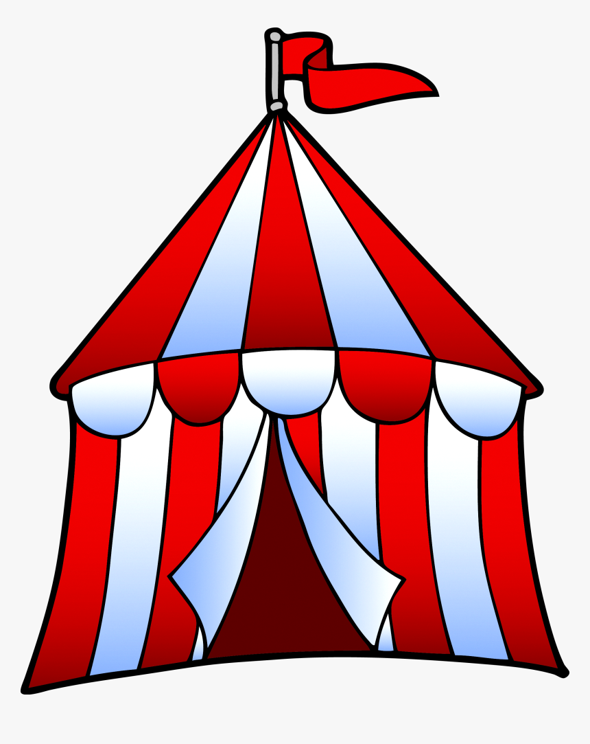 Tent Circus Clown - Clipart Circus Tent Transparent Background, HD Png Download, Free Download