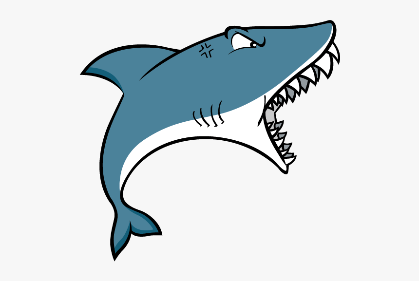 Shark Attack Clip Art - Shark Vector, HD Png Download, Free Download