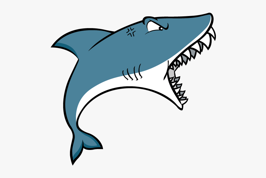 Shark Attack Clip Art - Shark Vector, HD Png Download - kindpng.