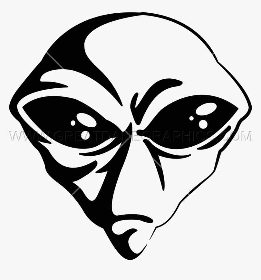 Transparent Alien Clip Art - Black And White Alien Vector, HD Png Download, Free Download