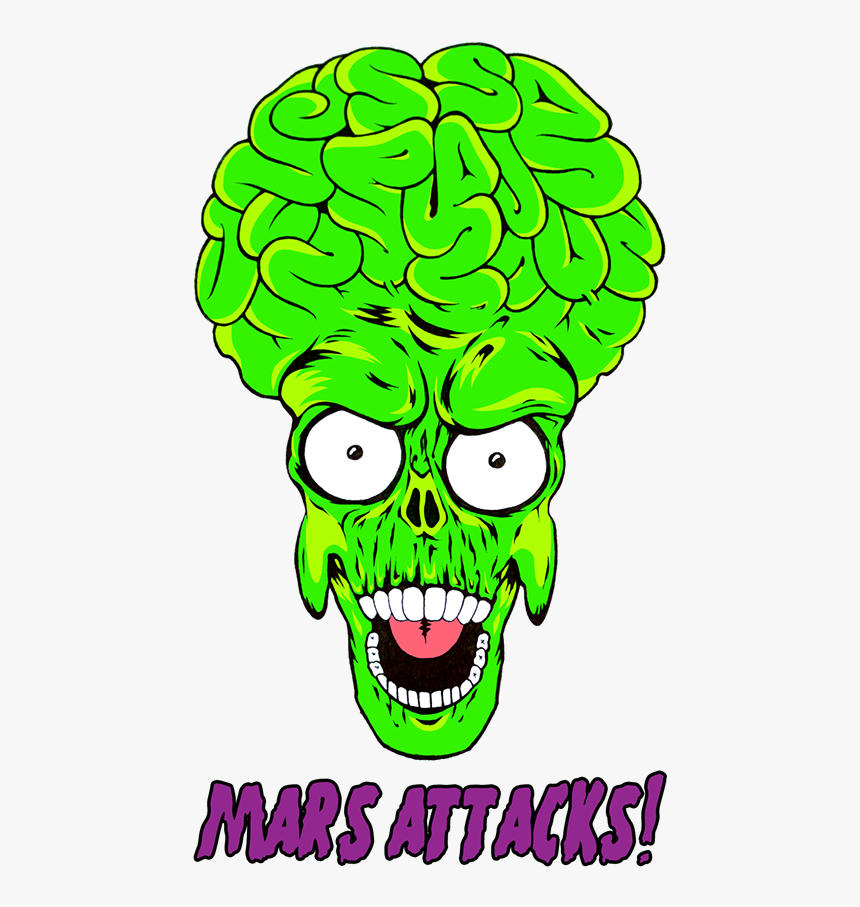 Save To Collection - Mars Attacks Alien Head, HD Png Download, Free Download