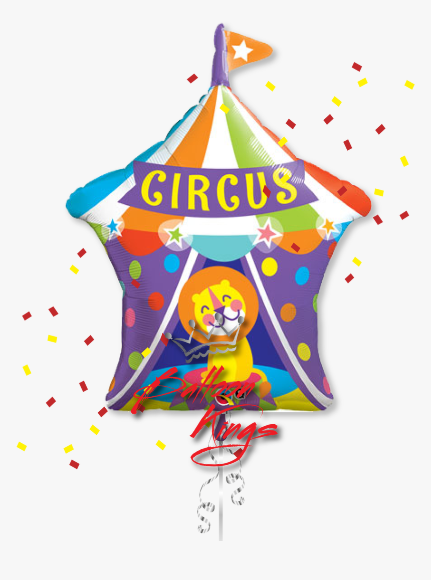 Circus Tent - Balao Metalizado Circo, HD Png Download, Free Download