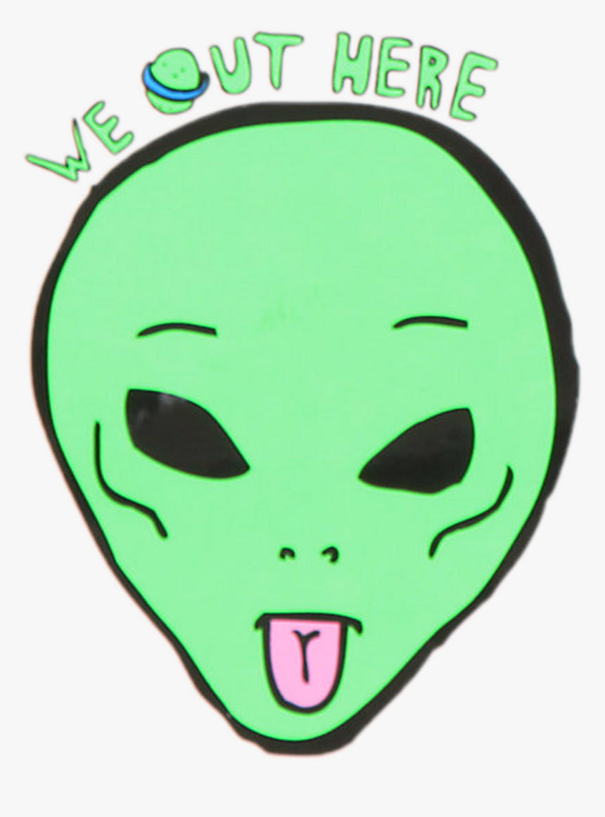 Alien Sticking Tongue Out Clipart , Png Download - Alien Head With Tongue, Transparent Png, Free Download
