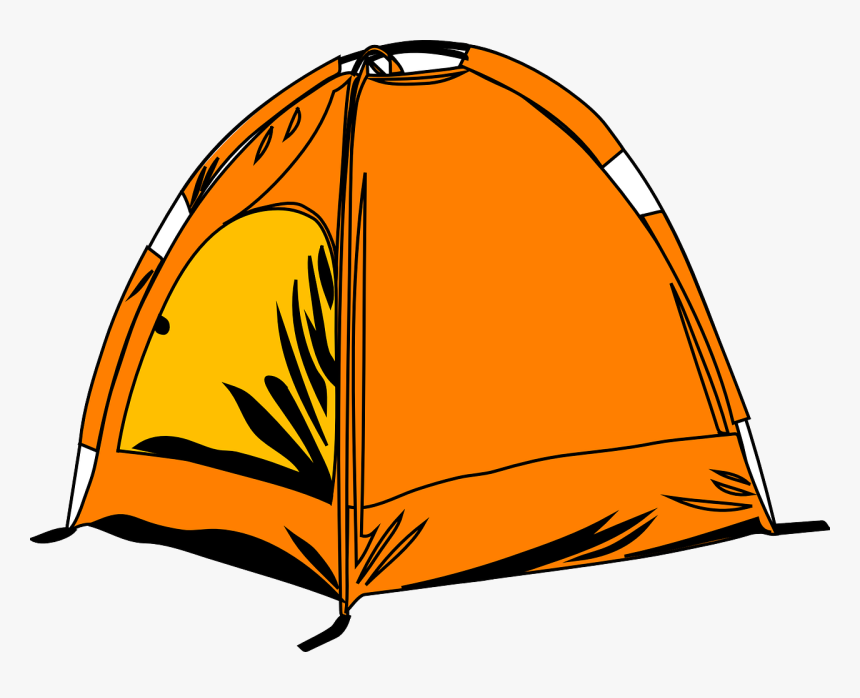 Tent Camping Campsite Sleeping Bags Circus Clipart - Camping Tent Clipart, HD Png Download, Free Download