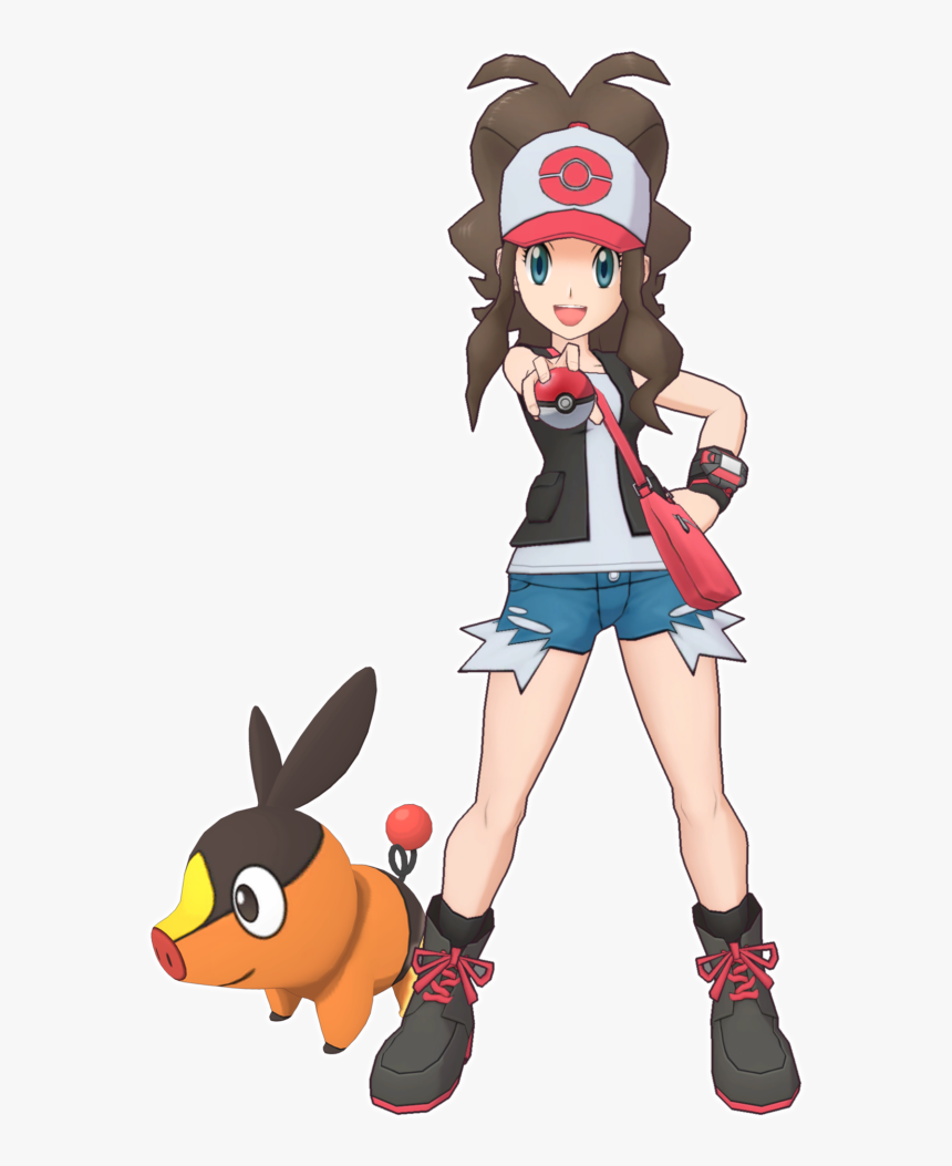 Pokemon Masters Hilda Tepig - Pokemon Masters Hilda & Tepig, HD Png Download, Free Download