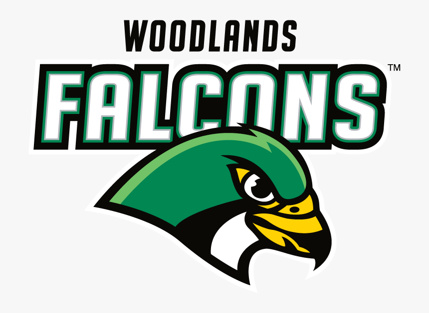 Woodlands Middle/high School Falcon Newspaper - Woodlands Falcons Logo, HD Png Download, Free Download