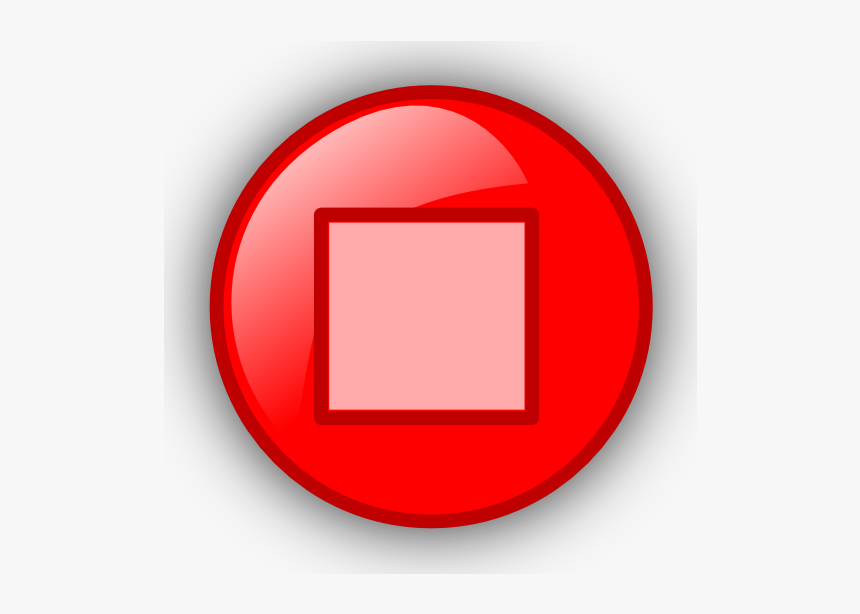 Small Red Stop Button, HD Png Download, Free Download