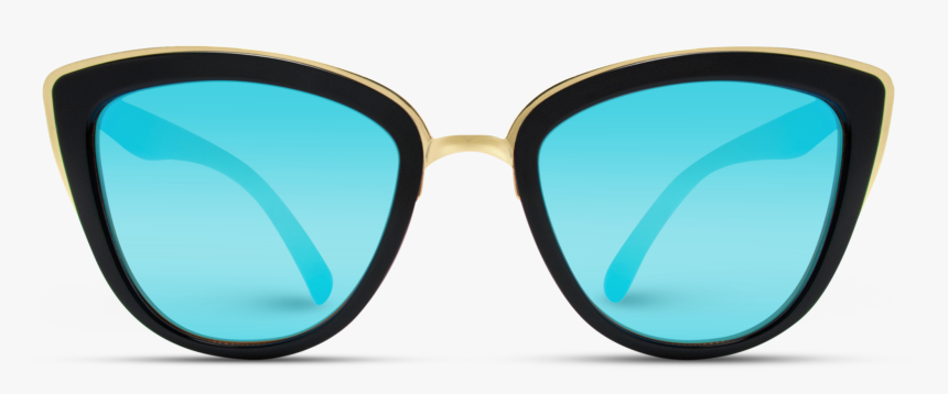 Ladies Sunglasses, Mirror Blue Women Cat Eye Sunglasses, - Plastic, HD Png Download, Free Download