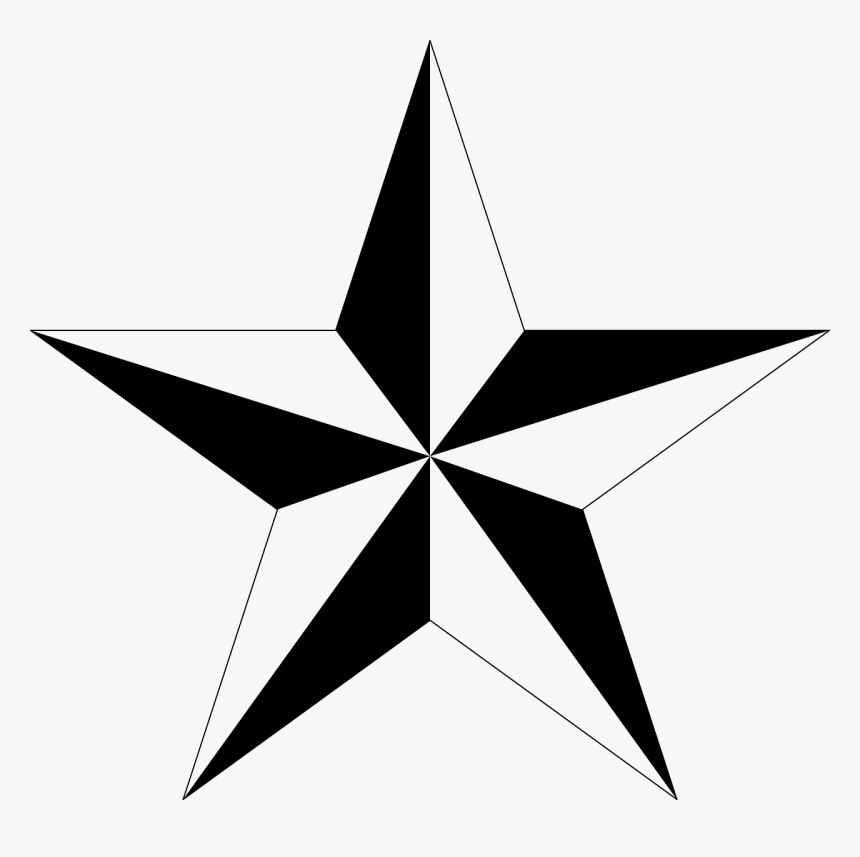 3d 5 Point Star, HD Png Download, Free Download