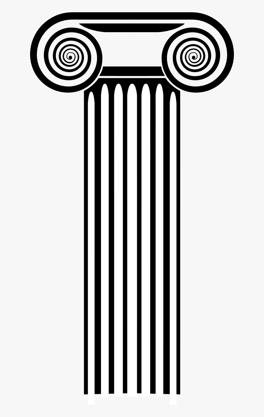 Ionic Columns Clip Art, HD Png Download, Free Download