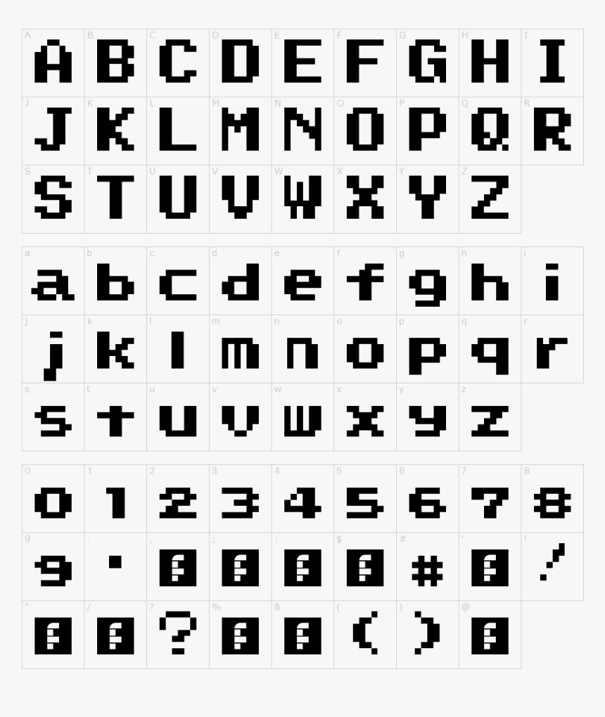 Bitmap Font, HD Png Download, Free Download