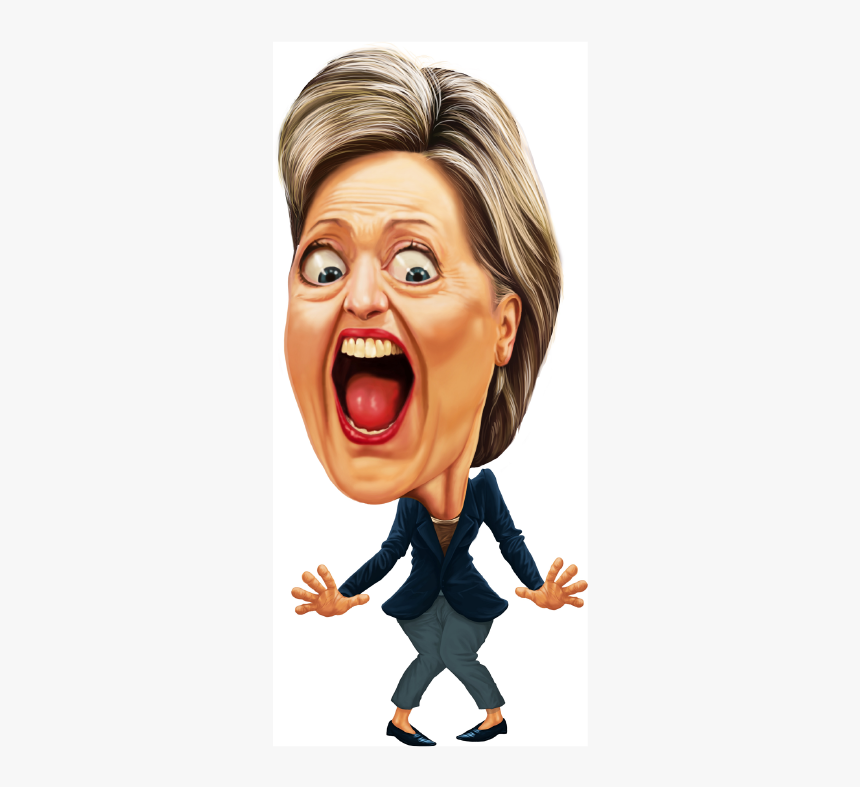 Caricature Hilary Clinton, HD Png Download, Free Download