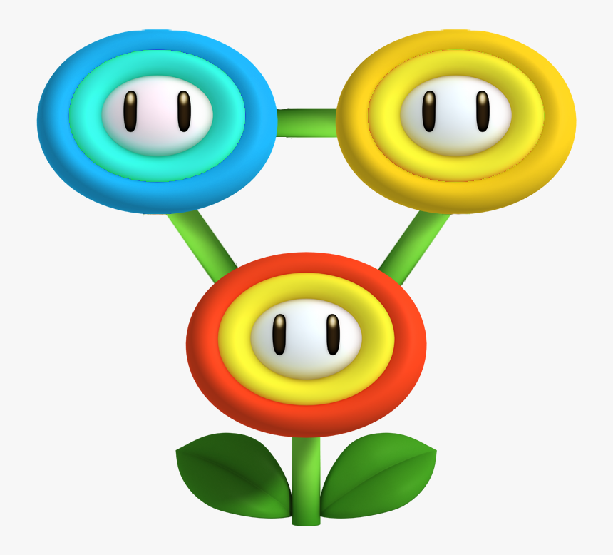 Super Mario World New Super Mario Bros - Fire Flower Mario Png, Transparent Png, Free Download