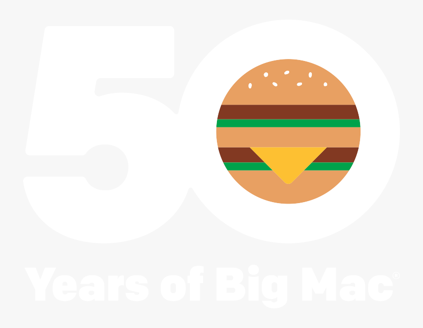 50 Years Of Big Mac - 50 Year Of Big Mac, HD Png Download, Free Download