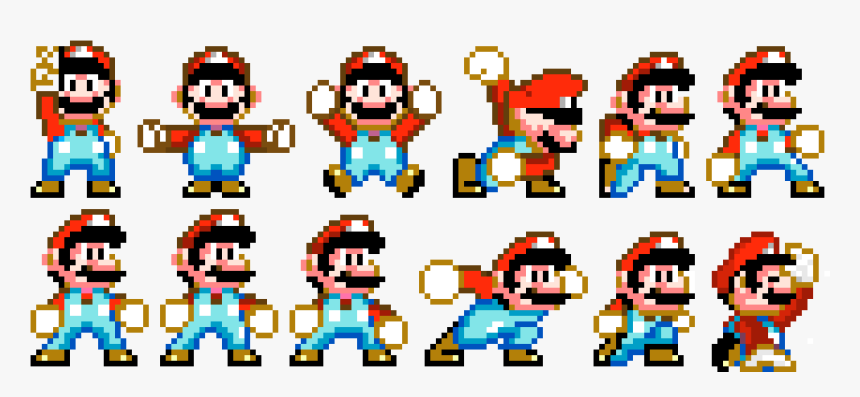 Mario Pixel Art Animation, HD Png Download, Free Download