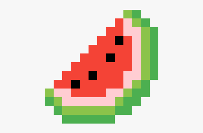 Watermelon Pixel Art, HD Png Download - kindpng